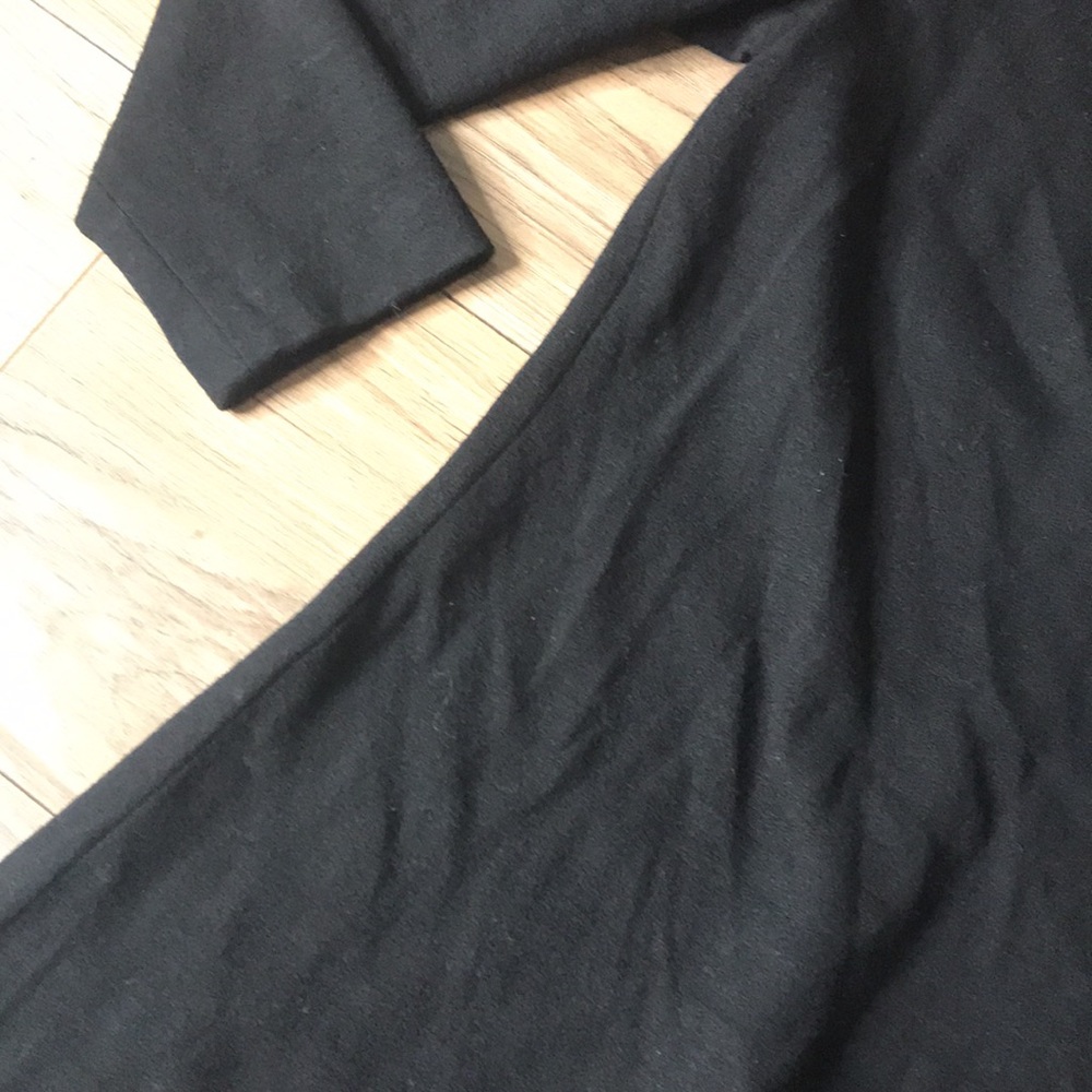 Vince black long fitted dress 3/4 sleeves size XS - Picture 6 of 14